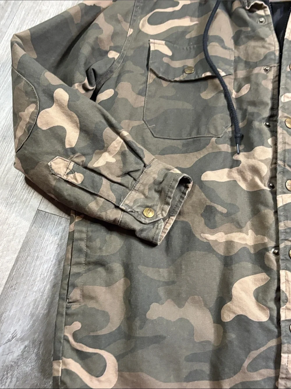 Dickies Camouflage Field Jacket with Black Hooded Liner